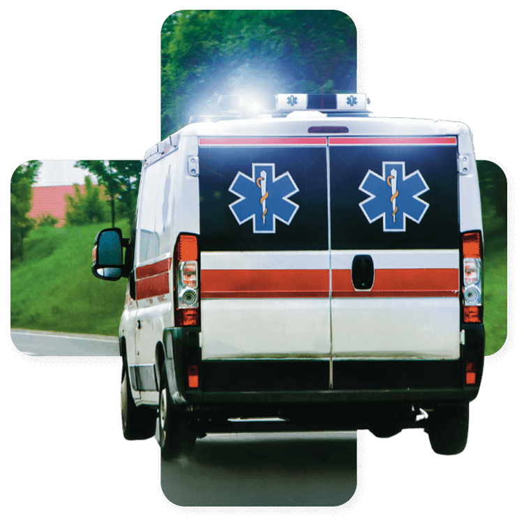 grafica con ambulanza